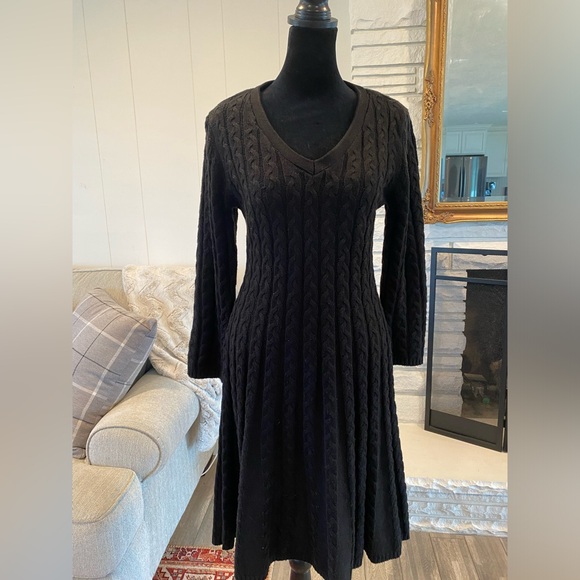 Women’s black sweater dress size small. - Picture 1 of 9